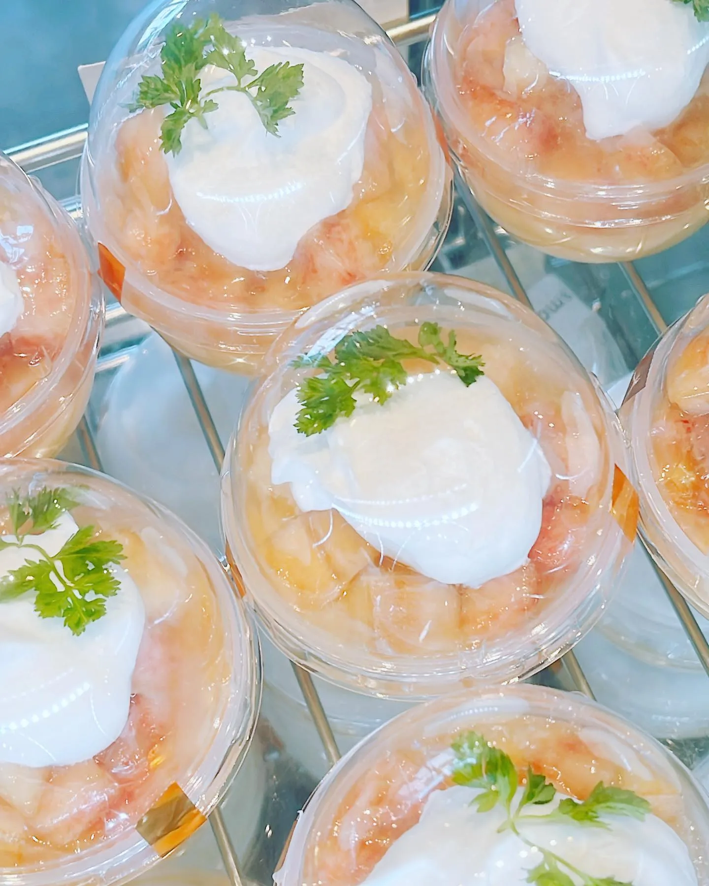 お盆限定プリン「シャインマスカット&マスカルポーネ」